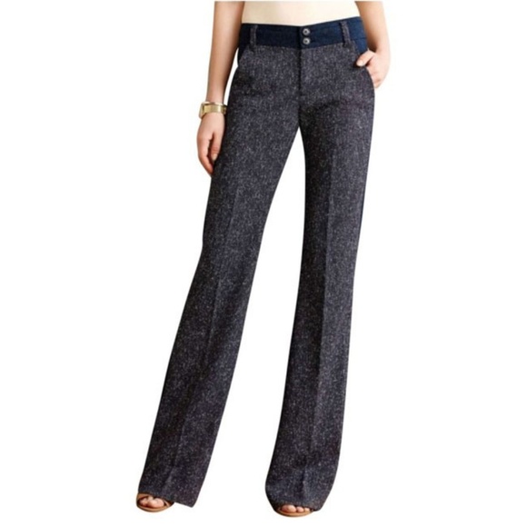 Anthropologie Pants - NWT Anthropologie  Blue Elevenses Brighton Pants 6